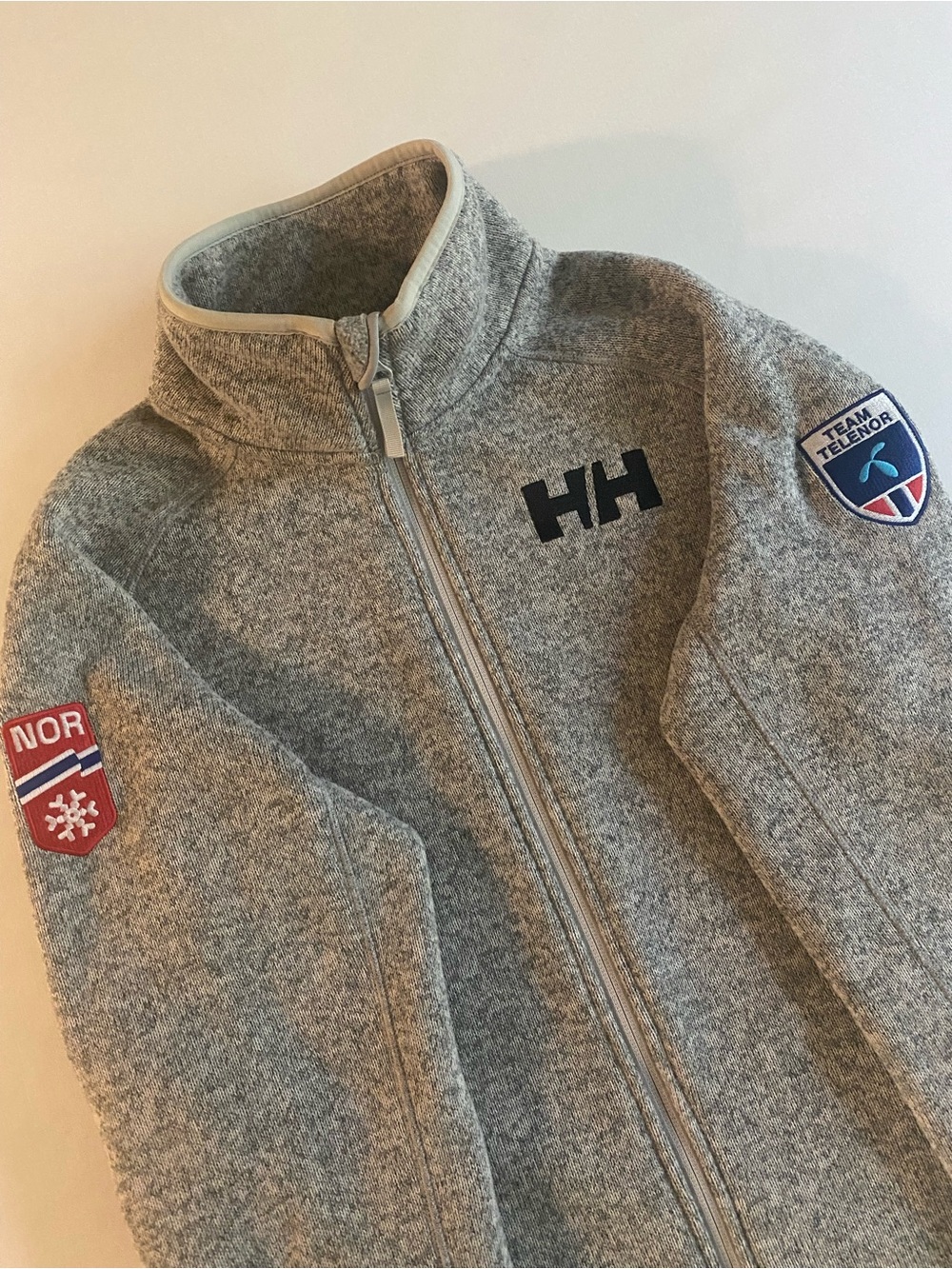 Helly Hansen Norway Team Telenor Fleece Jacket Women M Polartec Full Zip READ!!!